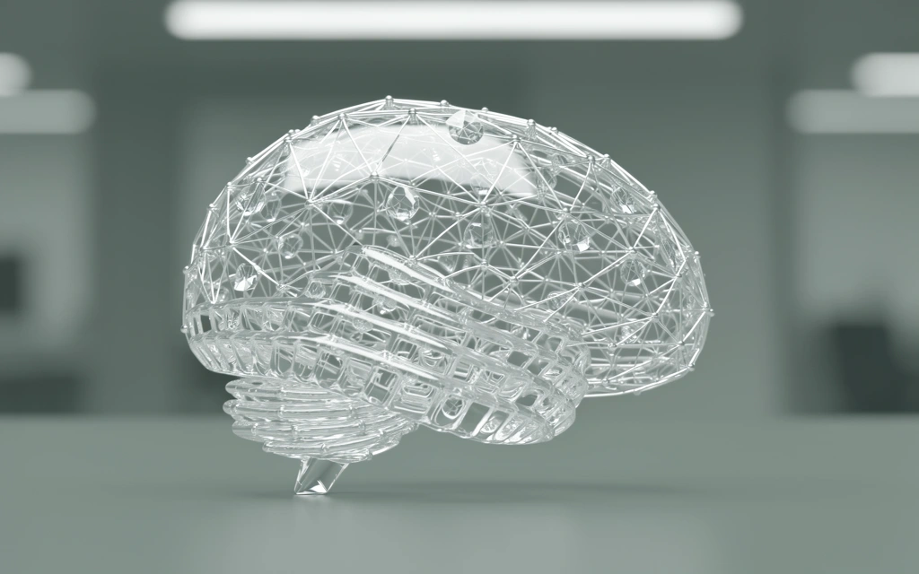 Abstract Data Visualization Sculpture